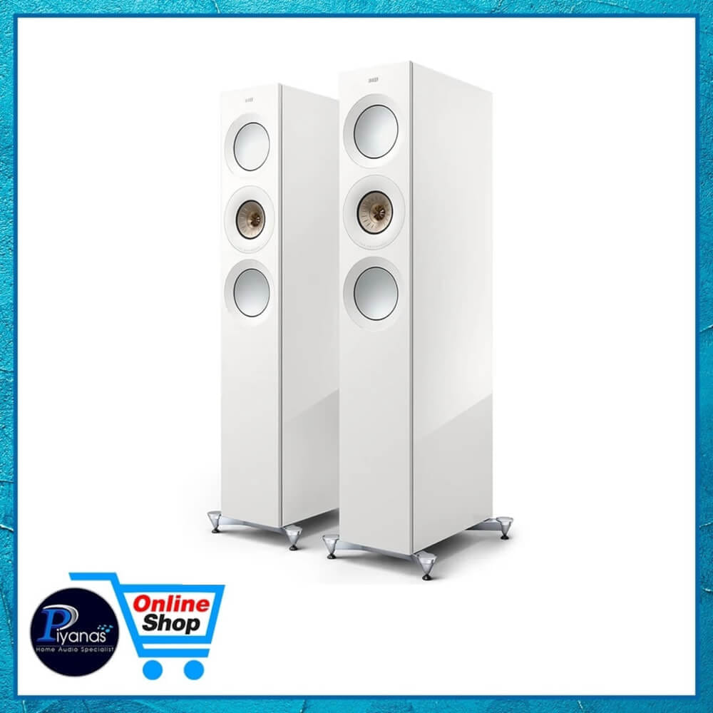 ลำโพงตั้งพื้น KEF : REFERENCE 3 META สีขาว/แชมเปญ